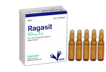RAGASIT 50 MG/2 ML IM/IV INFUZYON ICIN COZELTI ICEREN 10 AMPUL